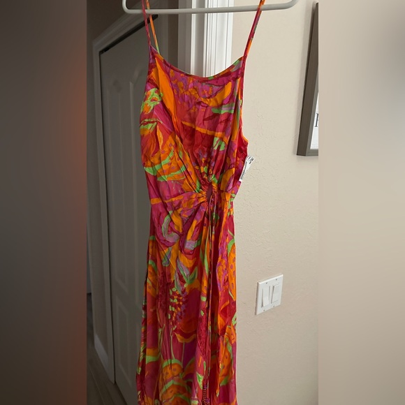 Farm Rio fruit brush cutout midi dress NWT - Picture 4 of 10